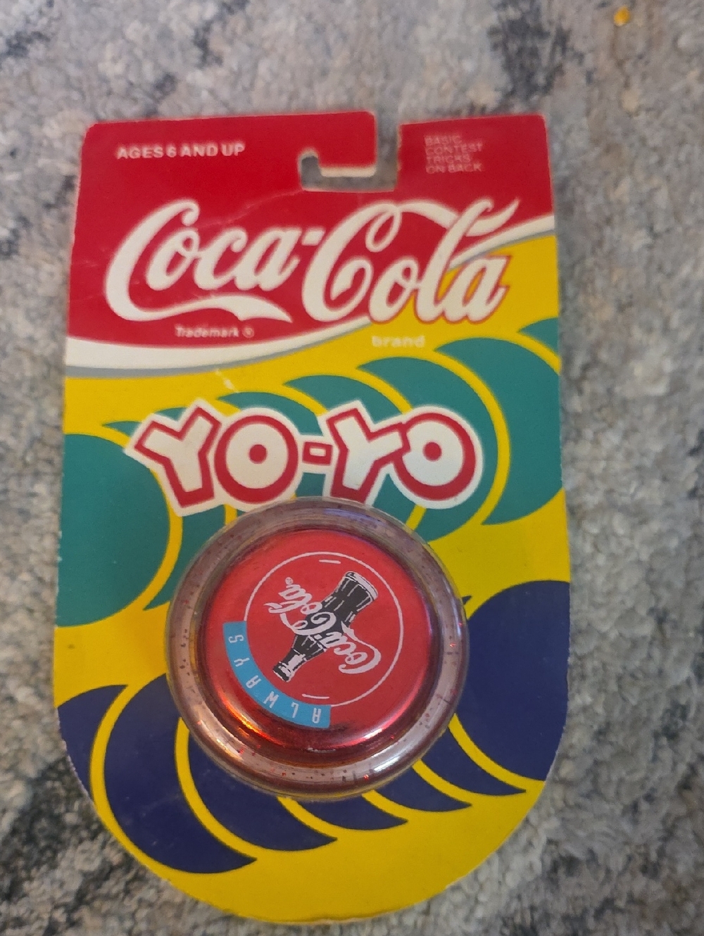 Vintage 1996 Coca Cola Red Yo-Yo with Iconic Logo